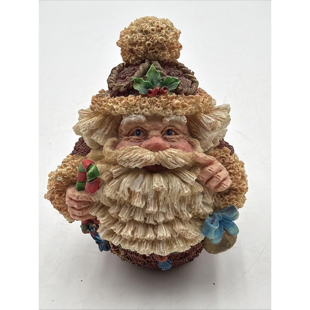 Vintage 1994 Crinkle Claus Pine Cone Santa By Possible Dreams